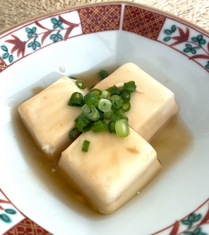 絹豆腐のオイスターソース煮込み