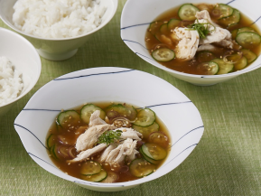 鶏むね肉の冷や汁