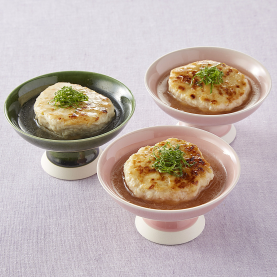 ４Ｘチキンの柔らか鶏団子　銀あんかけ