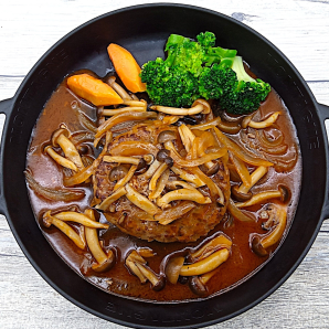 ４Ｘビーフの煮込みハンバーグ