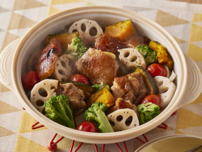 ４Ｘチキンと野菜のぎゅうぎゅう焼き