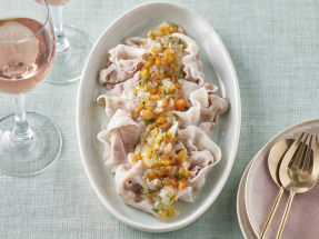 ４Ｘポークの香味野菜ソース