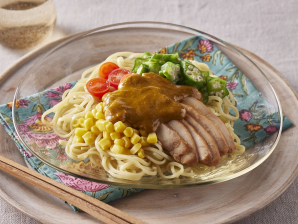 カレー味の冷し中華
