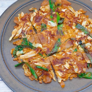 豚生姜焼きチヂミ