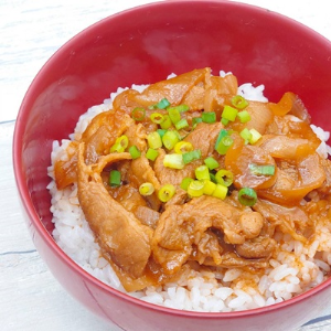 韓国風豚生姜焼き丼