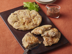 ポークのふわとろ焼き　梅じそだれ